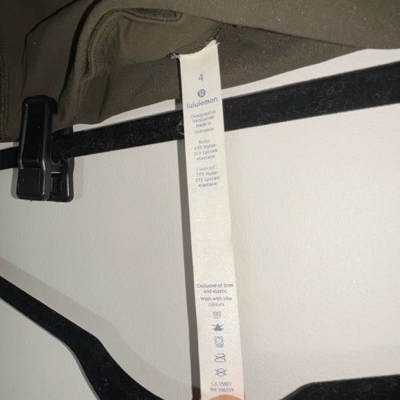 Lululemon All The Right Places Pant II Leggings 28" Olive Green W5AZTS Womens 4 - Picture 10 of 11